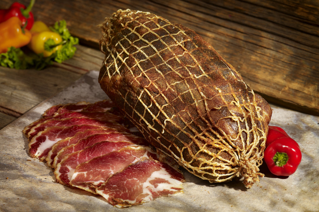 Dry Cured Red Peppered Lonza